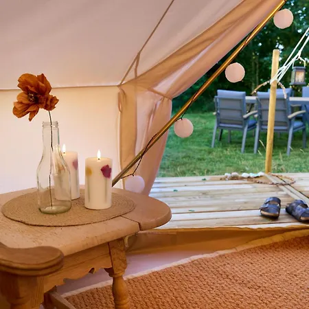 Campo de lujo Hesselgaard Glamping Dalby